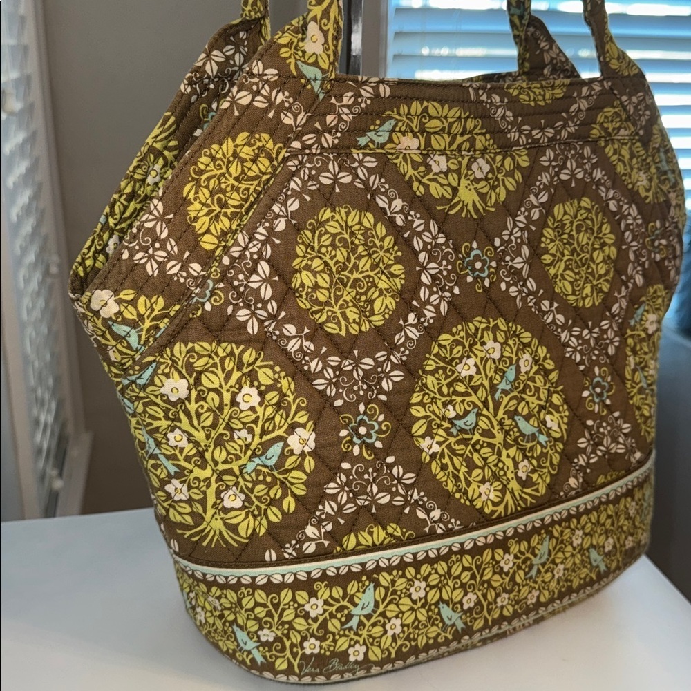 Vera Bradley Tote Bag Sittin' in a Tree Retired Pattern - Picture 2 of 9